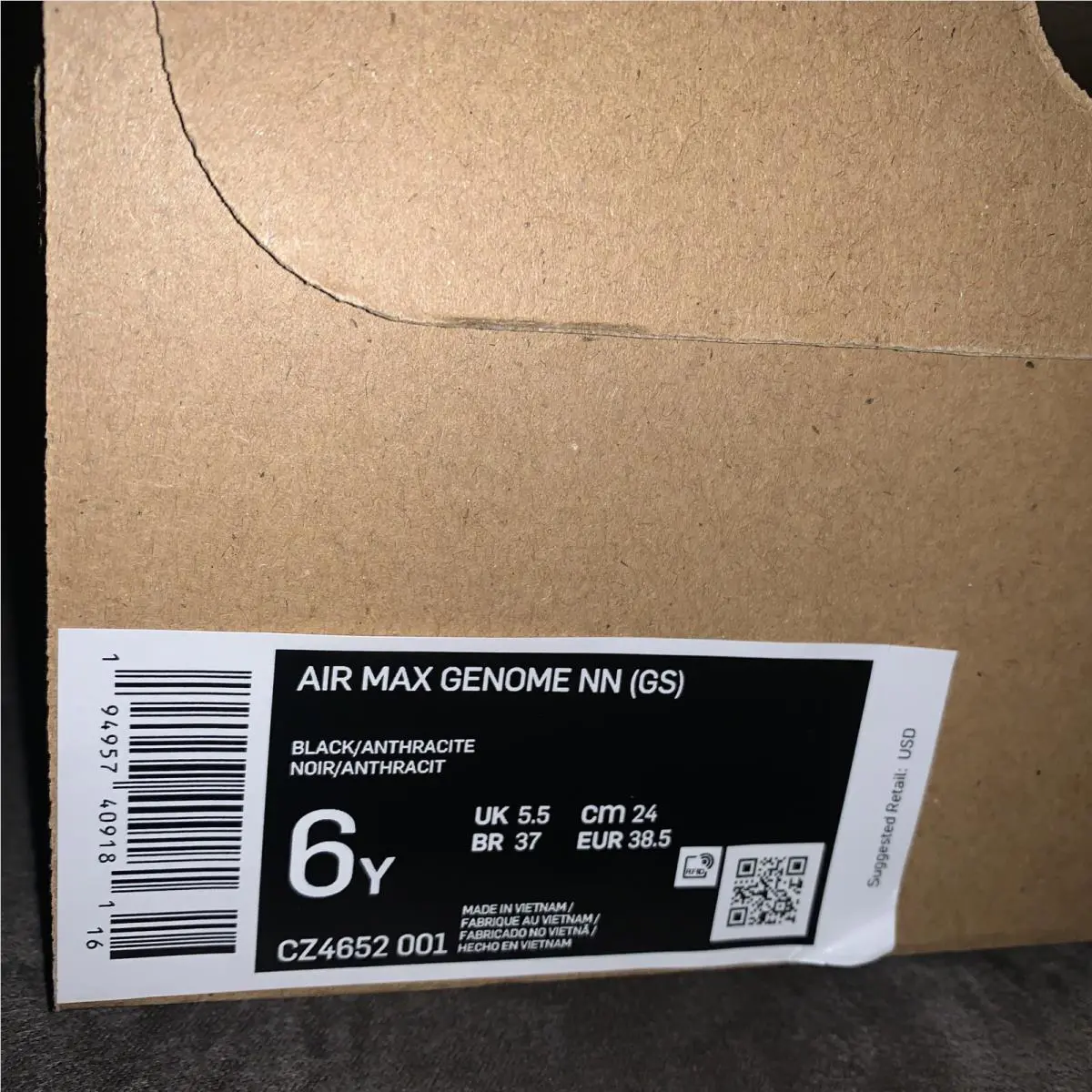 Nike shoes - CZ4652 001 - CZ4652 001 - Black/Anthracite 7