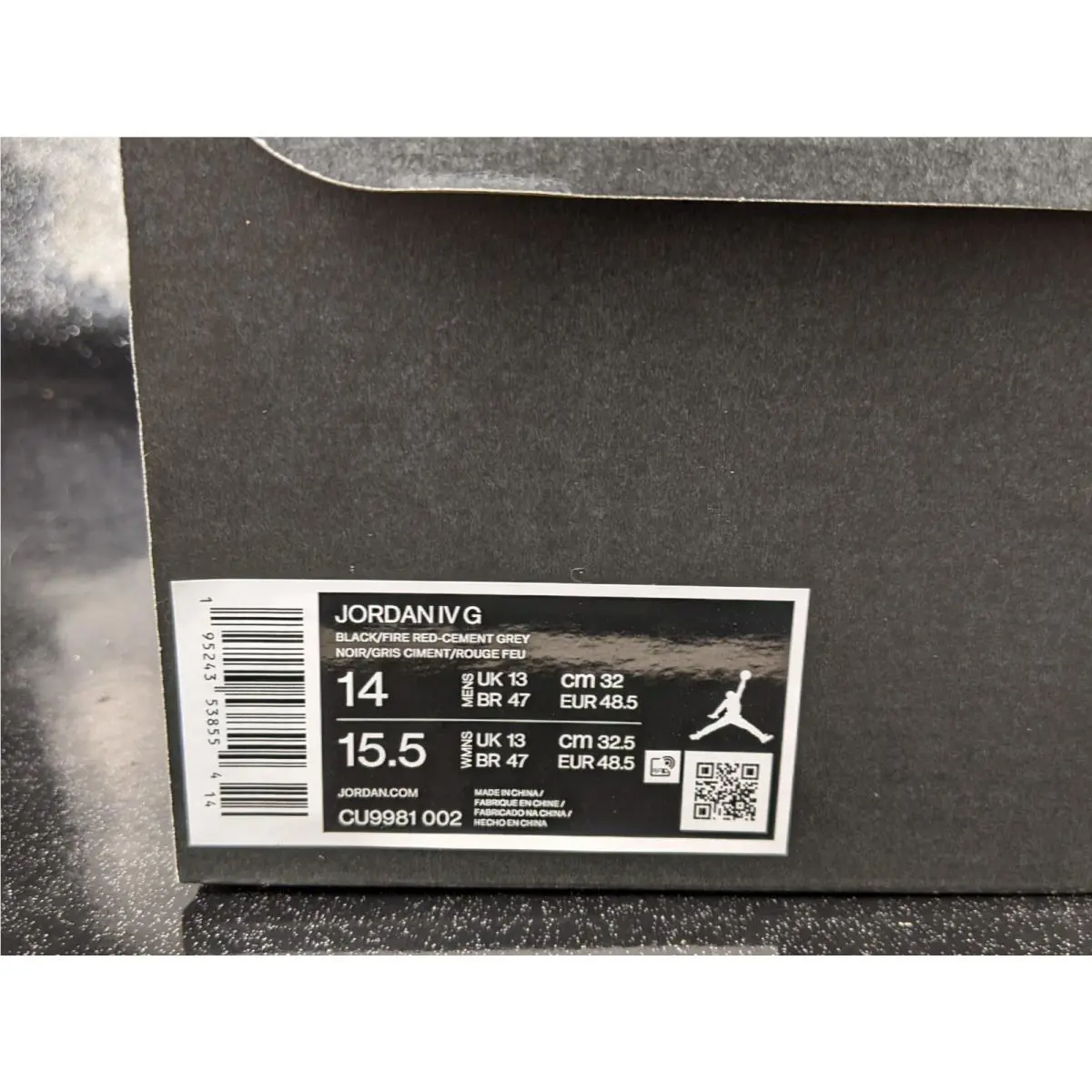 Nike shoes - Nike Air Jordan 4 - Air - CU9981-002 - Black 7
