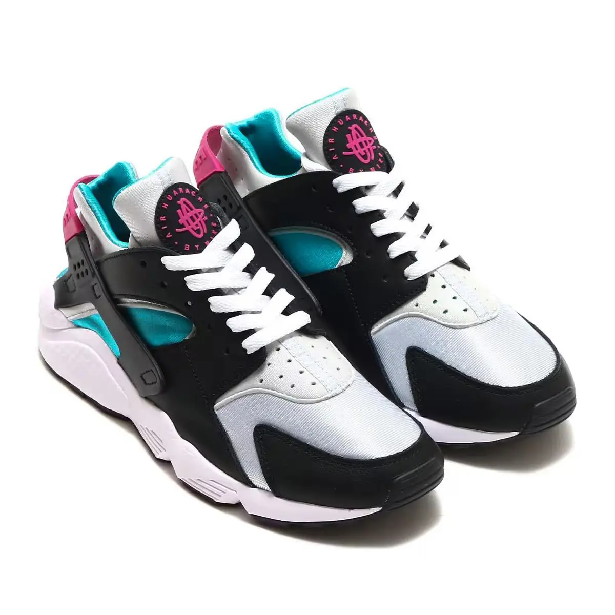 Nike shoes - BLACK/LETHAL PINK-NEW EMERALD 0