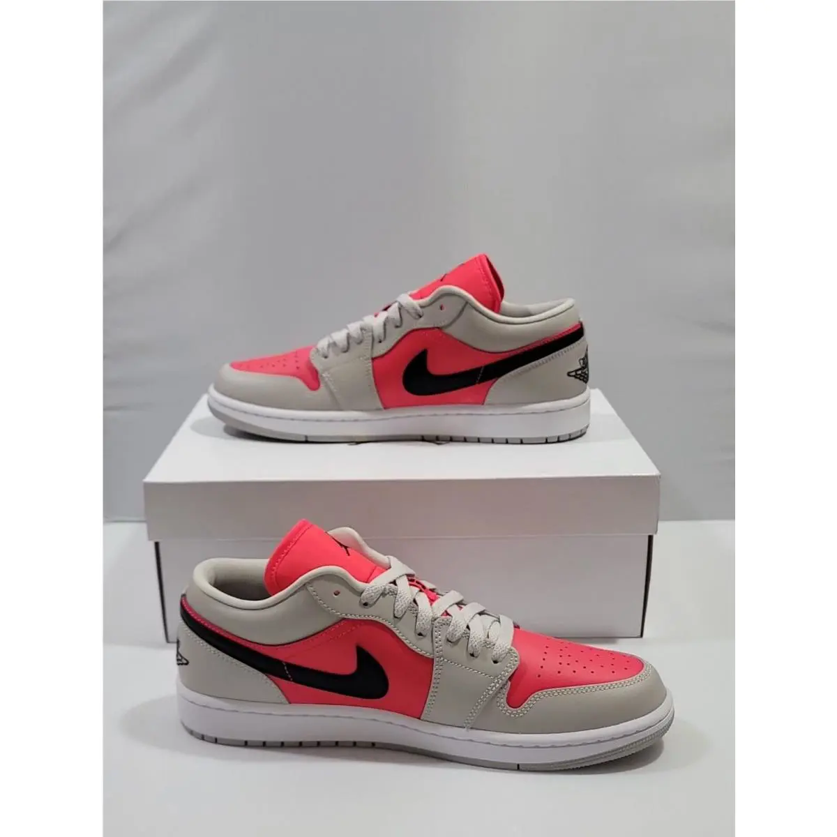 Nike shoes - Air Jordan 1 Low - Air Low - DC0774 060 - LT Iron Ore/Black-Siren Red (UPC: 195866343726) 2
