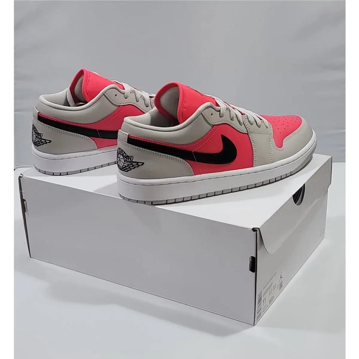 Nike shoes - Air Jordan 1 Low - Air Low - DC0774 060 - LT Iron Ore/Black-Siren Red (UPC: 195866343726) 3