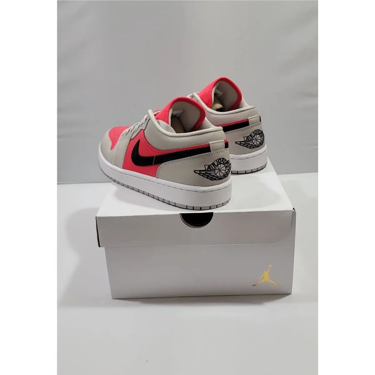 Nike shoes - Air Jordan 1 Low - Air Low - DC0774 060 - LT Iron Ore/Black-Siren Red (UPC: 195866343726) 6