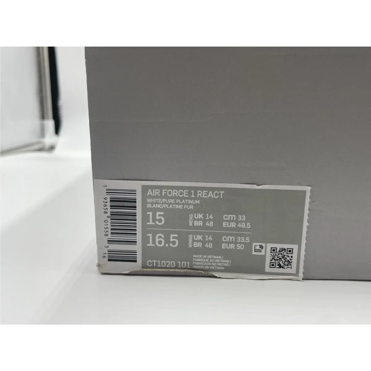 Nike shoes - Nike Air Force 1 - Air Force - CT1020 101 - White (UPC: 193658015585) 7