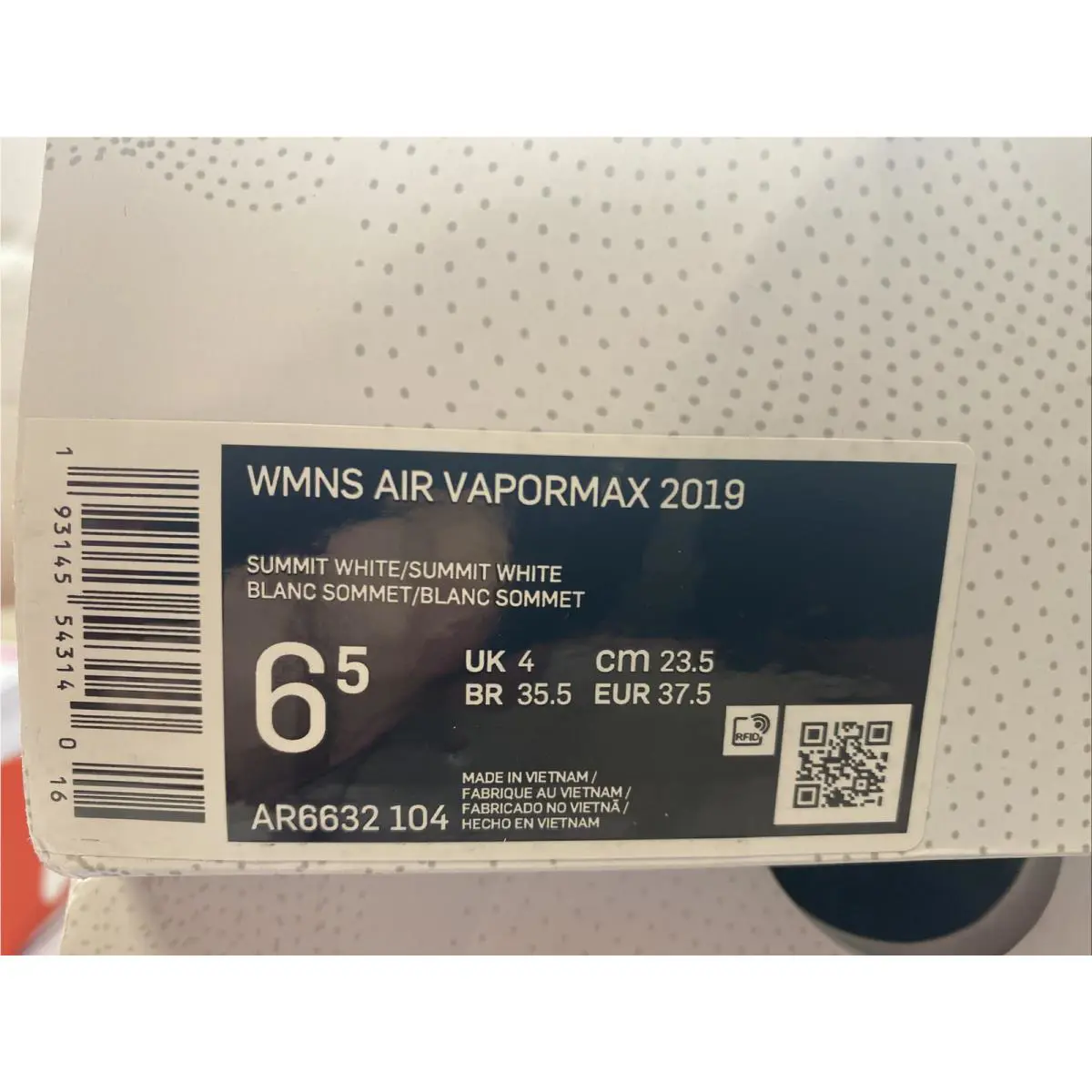 Nike shoes - Nike Air Vapormax 2019 - Air Vapormax - Ar6632-101 - Cream 9
