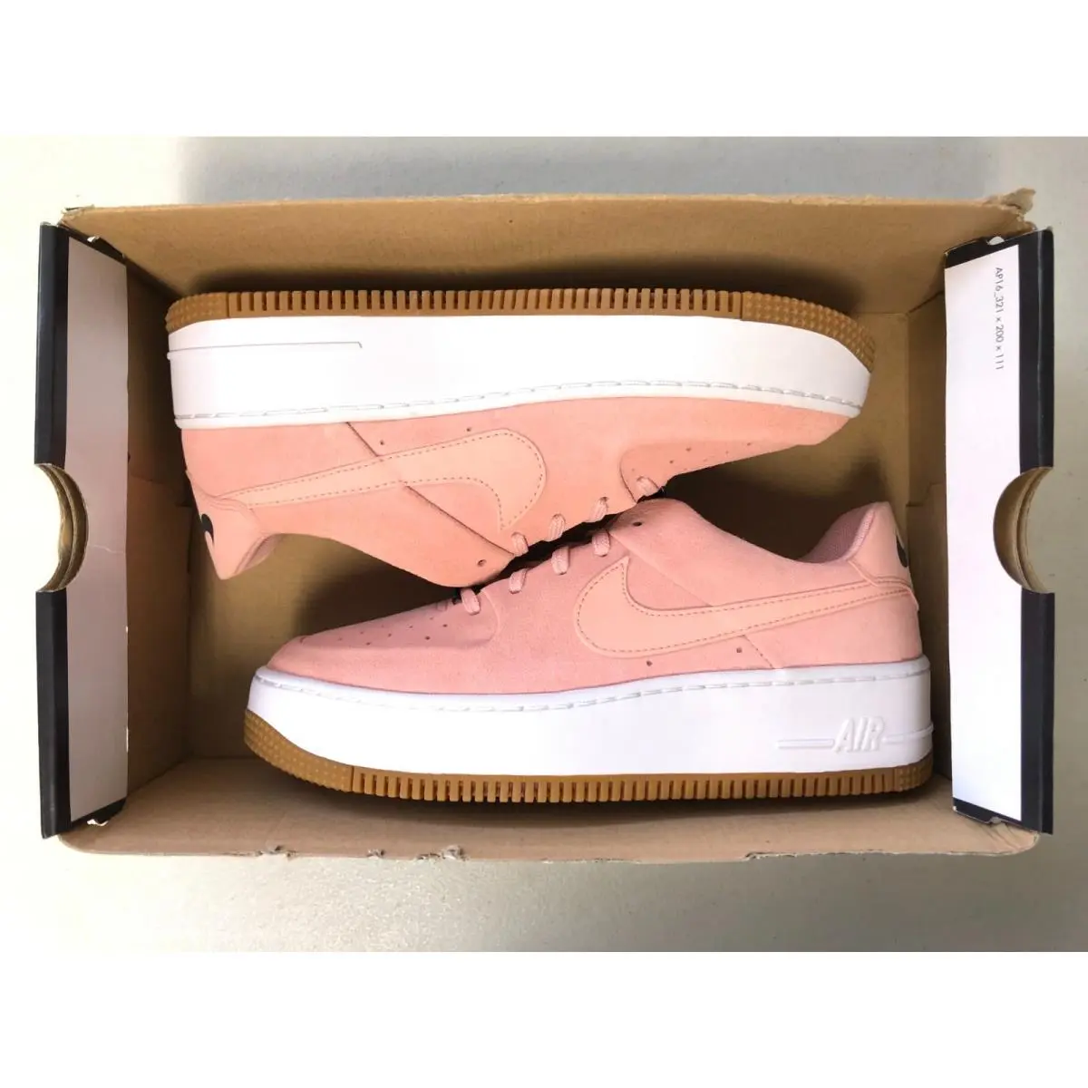 Nike shoes - Nike Air Force 1 - Air Force - AR5339-603 - Coral Stardust/Coral Stardust (UPC: 193151617026) 5
