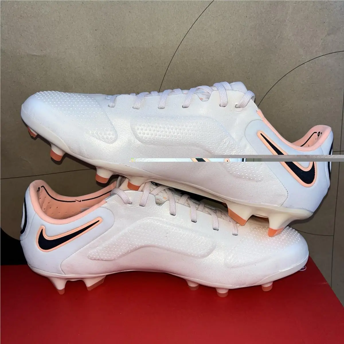 Nike shoes - Nike Tiempo Legend - Tiempo Legend - CZ8482 801 - Guava Ice Yellow Strike 1