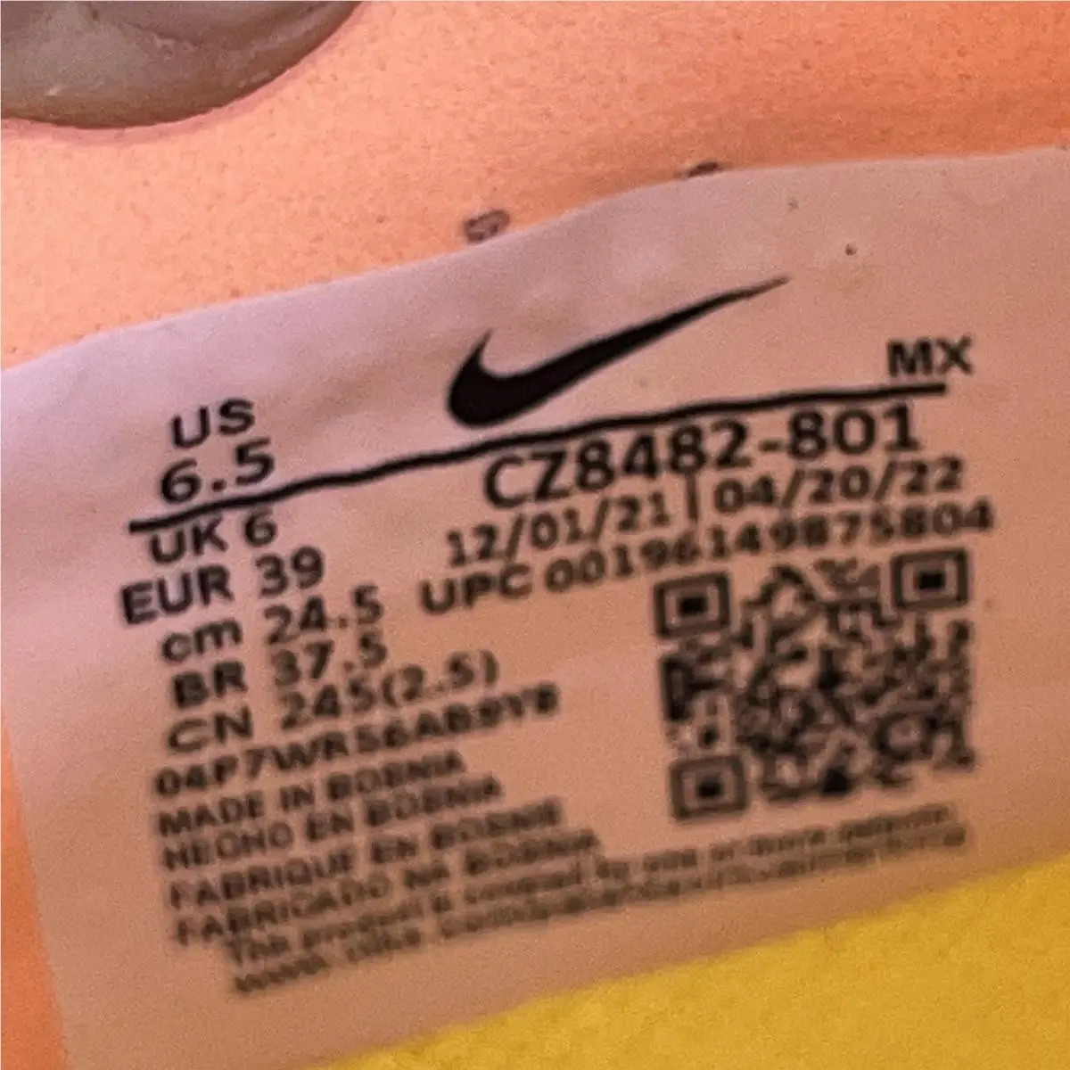 Nike shoes - Nike Tiempo Legend - Tiempo Legend - CZ8482 801 - Guava Ice Yellow Strike 5