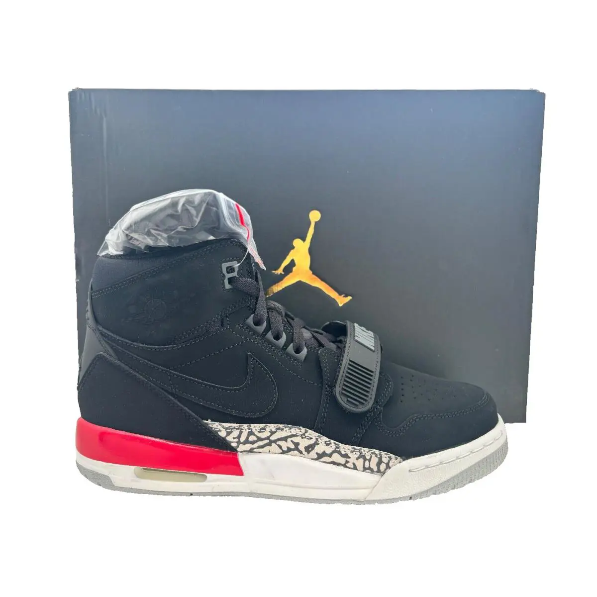 Nike shoes - NIKE AIR JORDAN LEGACY 312 - BLACK/BLACK-FIRE RED 9