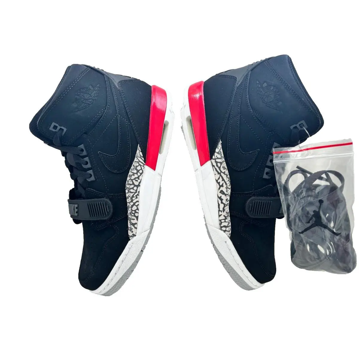 Nike shoes - NIKE AIR JORDAN LEGACY 312 - BLACK/BLACK-FIRE RED 3