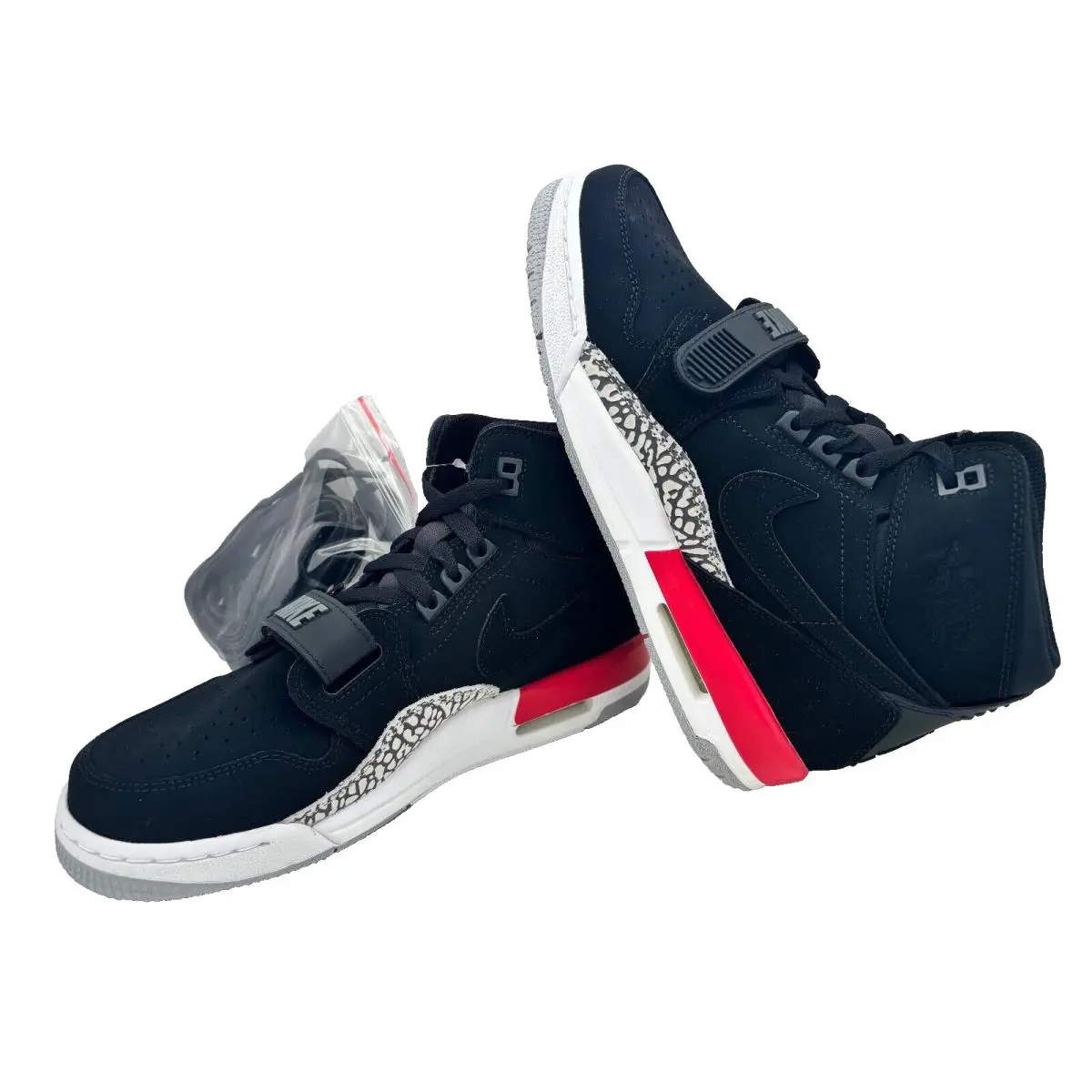 Nike shoes - NIKE AIR JORDAN LEGACY 312 - BLACK/BLACK-FIRE RED 5