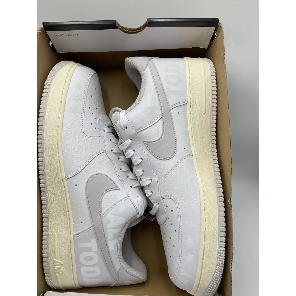 Nike shoes - Nike Air Force 1 - Air Force - CJ1631 100 - White/Vast Grey-Sail-Black (UPC: 194499053972) 5