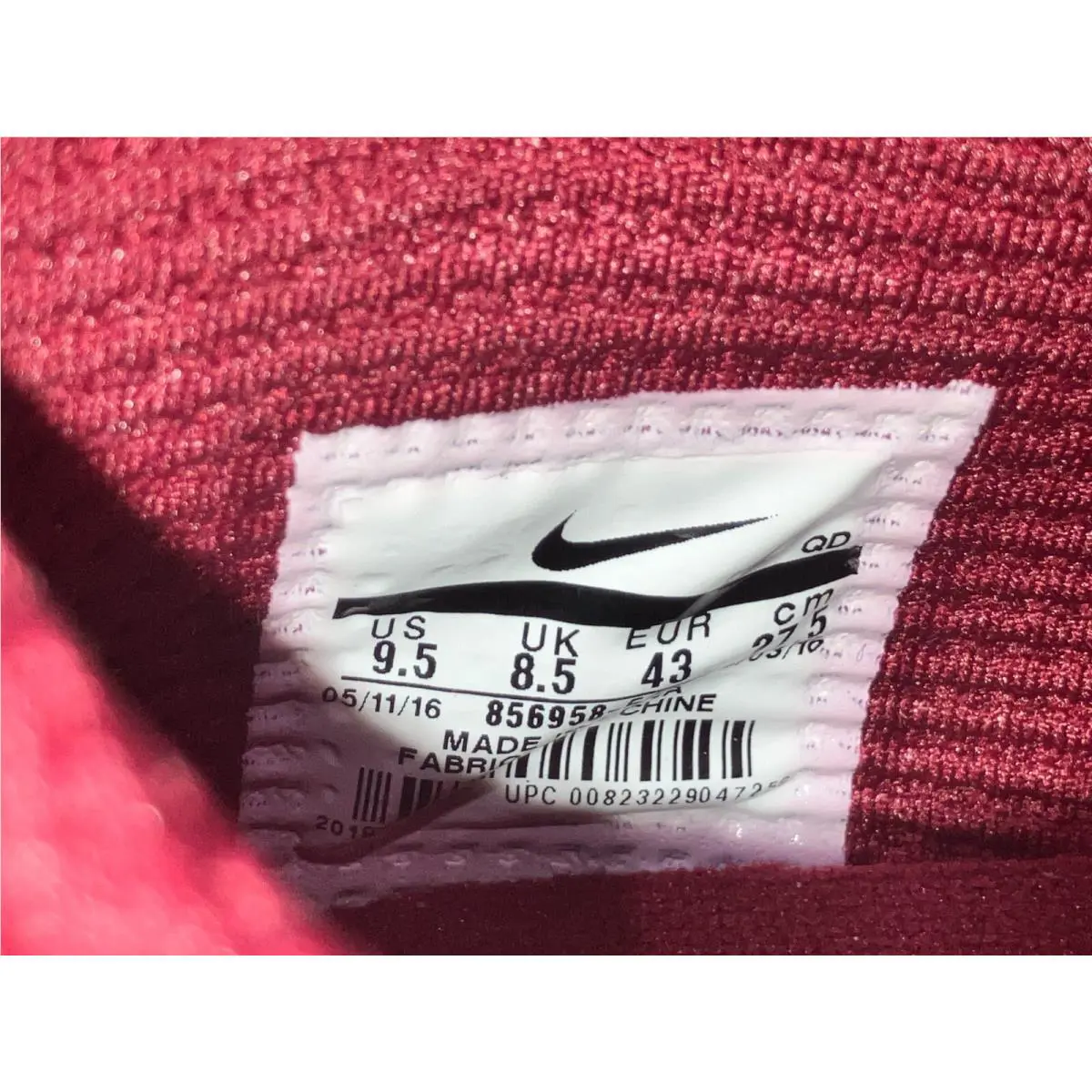 Nike shoes - Nike Air Max 1 - Air Max - 856958-566 - Red (UPC: 823229047256) 9