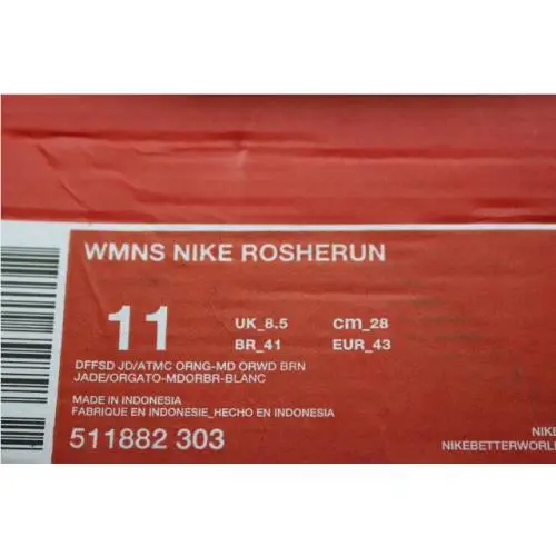 Nike shoes - DFFSD JADE, ATOMIC ORANGE, MD ORWD BRN 7