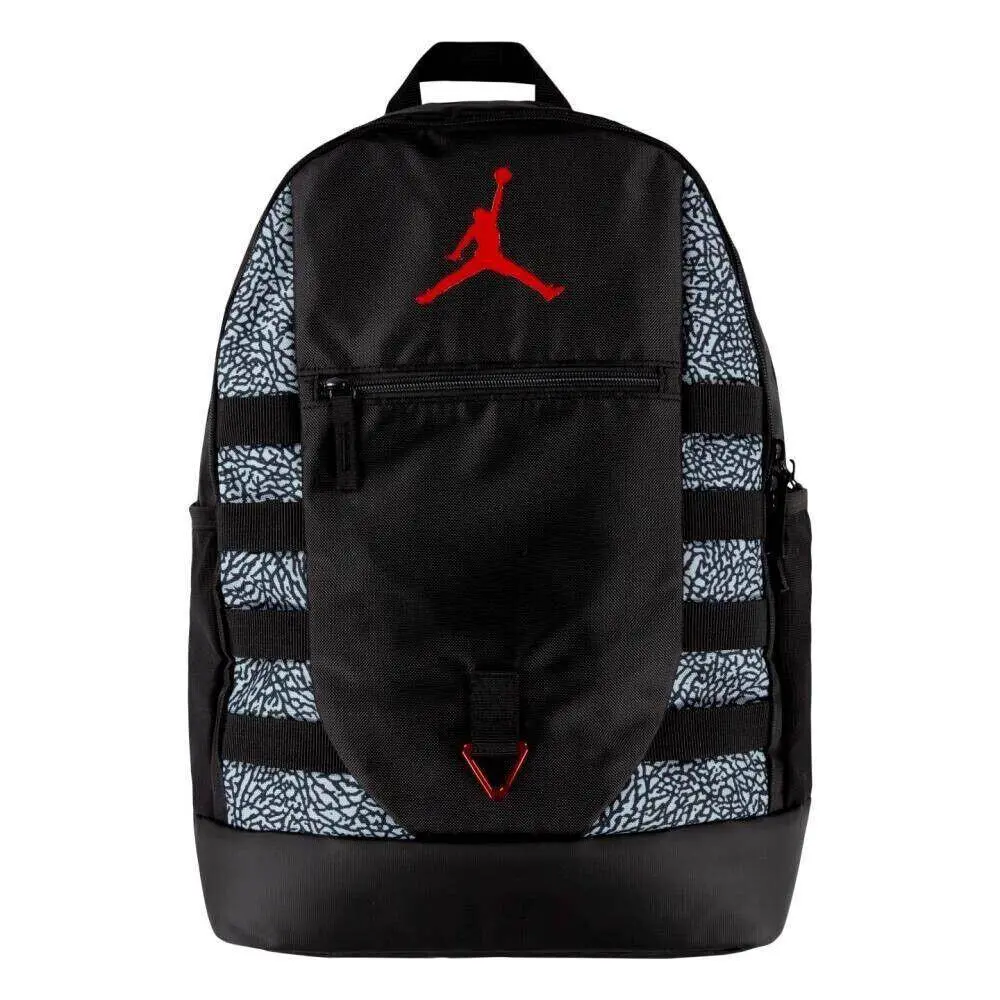 Nike Air Jordan Sport Backpack Black Red White Elephant Print 9A0692 KR5