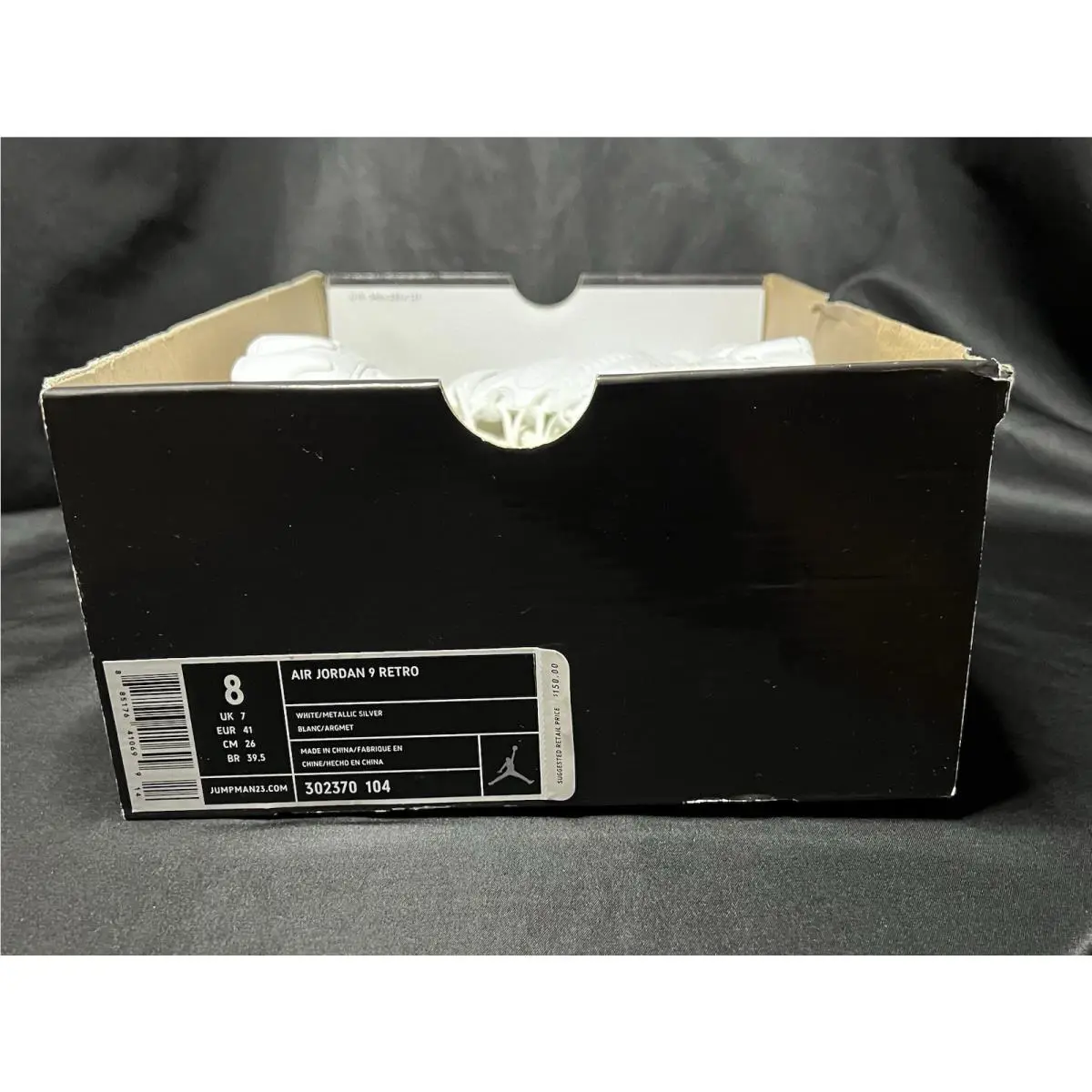 Nike shoes - Air Jordan 9 - Air - 302370-104 - White (UPC: 00885176410699) 14