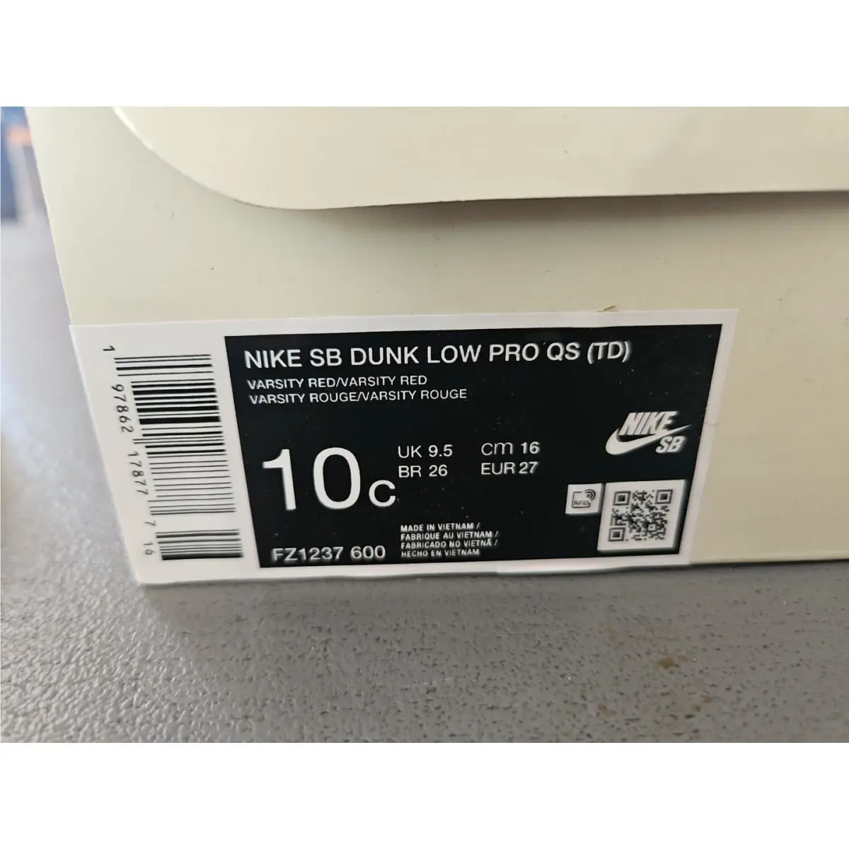 Nike shoes - Nike Sb Dunk Low - Dunk Low - Red (UPC: 197862178777) 4