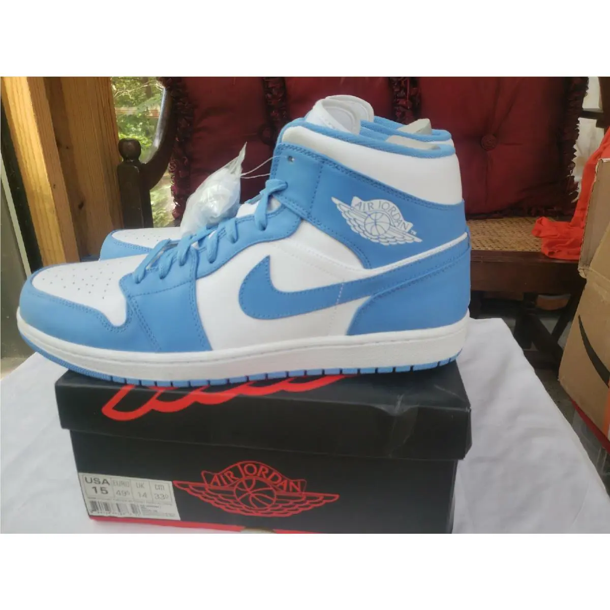 Nike shoes - Nike Air Jordan 1 - Air - 554724-106 - White (UPC: 884498383988) 0
