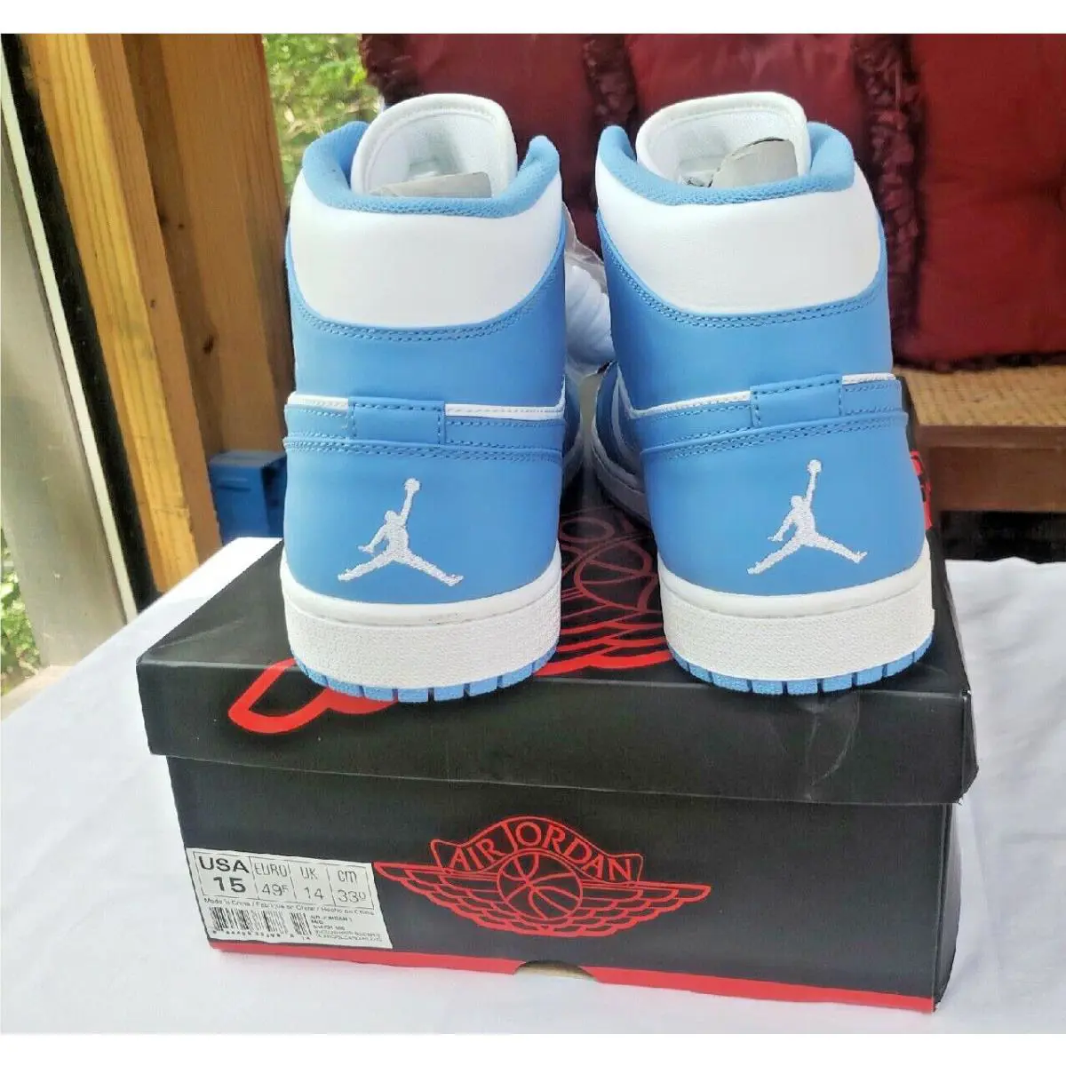 Nike shoes - Nike Air Jordan 1 - Air - 554724-106 - White (UPC: 884498383988) 1