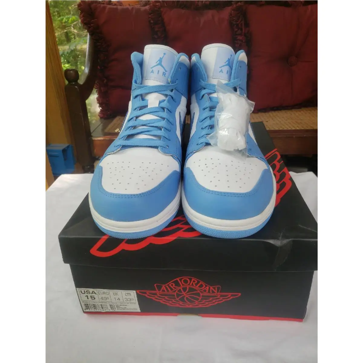 Nike shoes - Nike Air Jordan 1 - Air - 554724-106 - White (UPC: 884498383988) 4