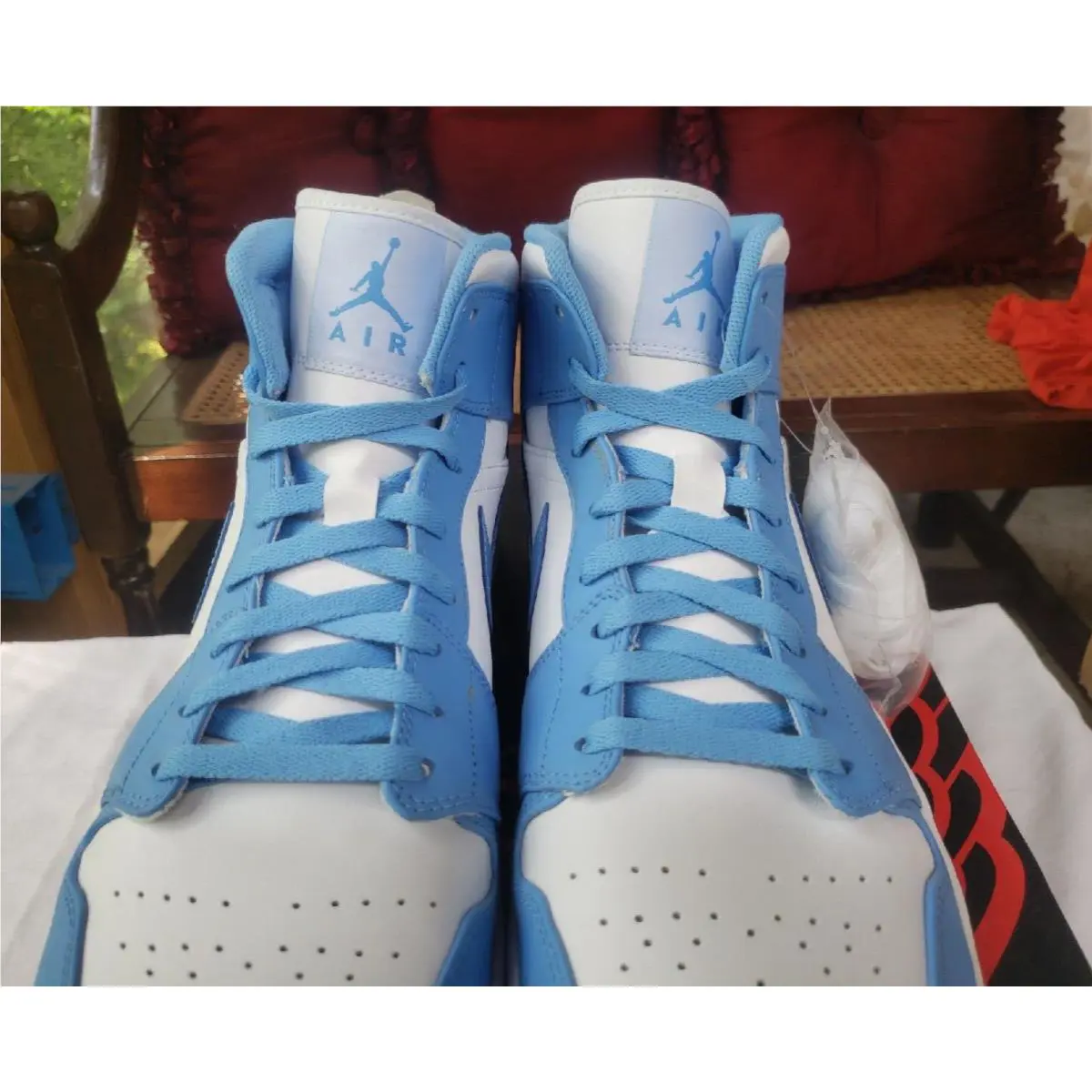 Nike shoes - Nike Air Jordan 1 - Air - 554724-106 - White (UPC: 884498383988) 6