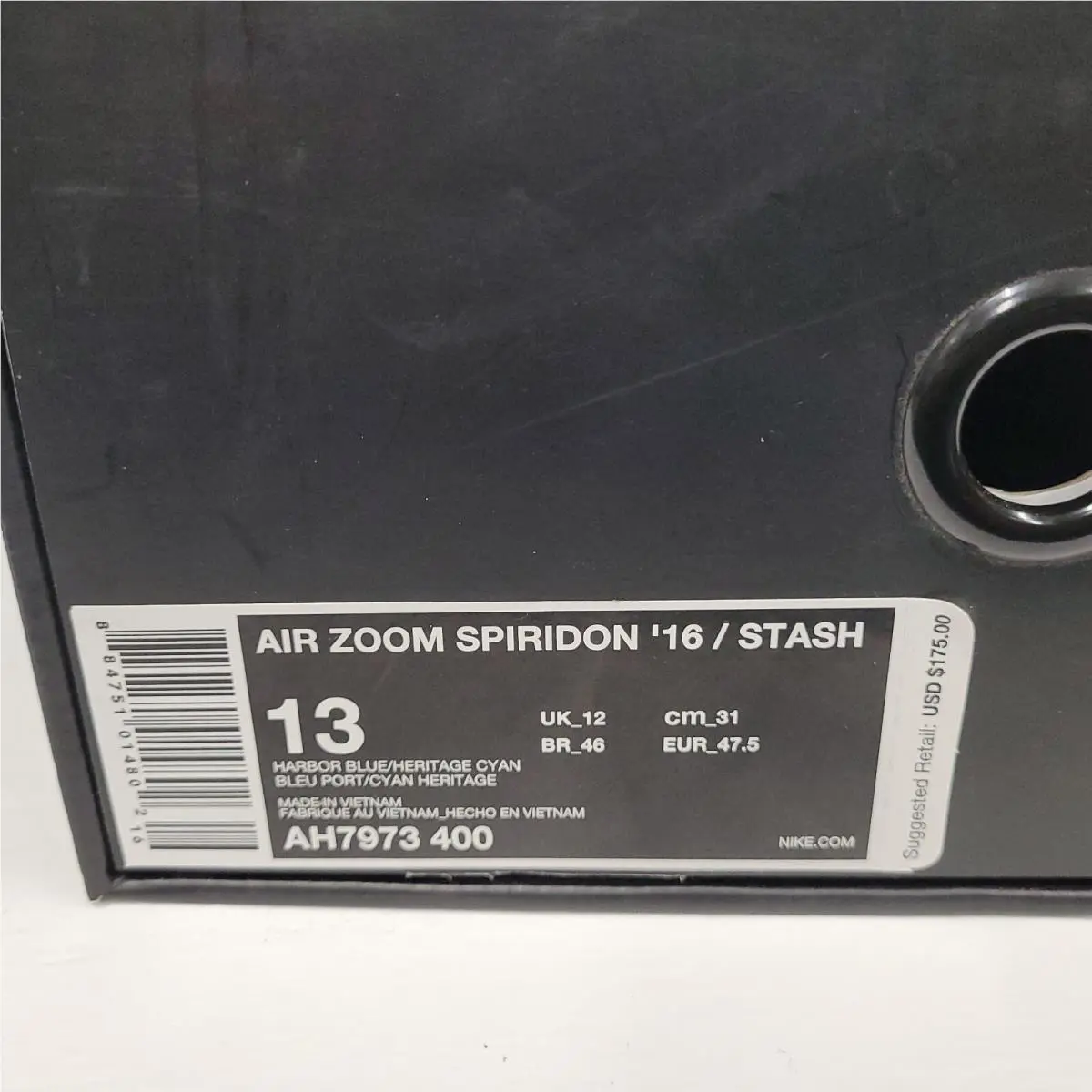 Nike shoes - Nike Zoom Spiridon - Zoom Spiridon - AH7973-400 - Blue (UPC: 0884751014802) 13
