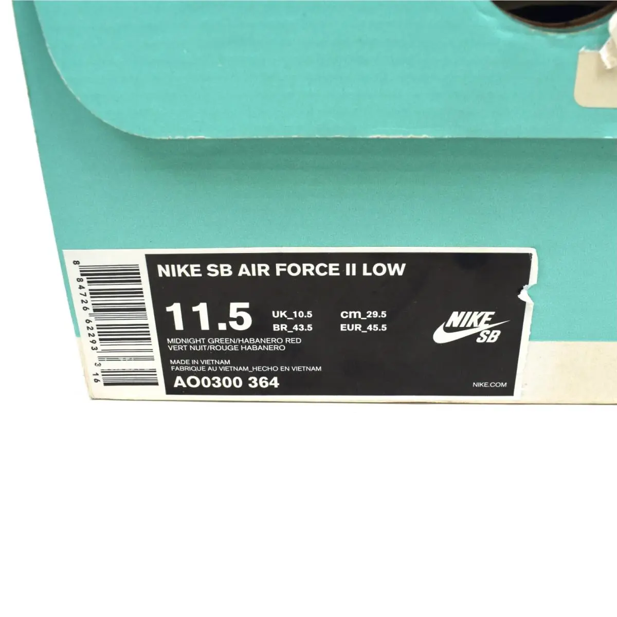 Nike shoes - Nike SB Air Force II - AO0300-364 - Multicolor 11