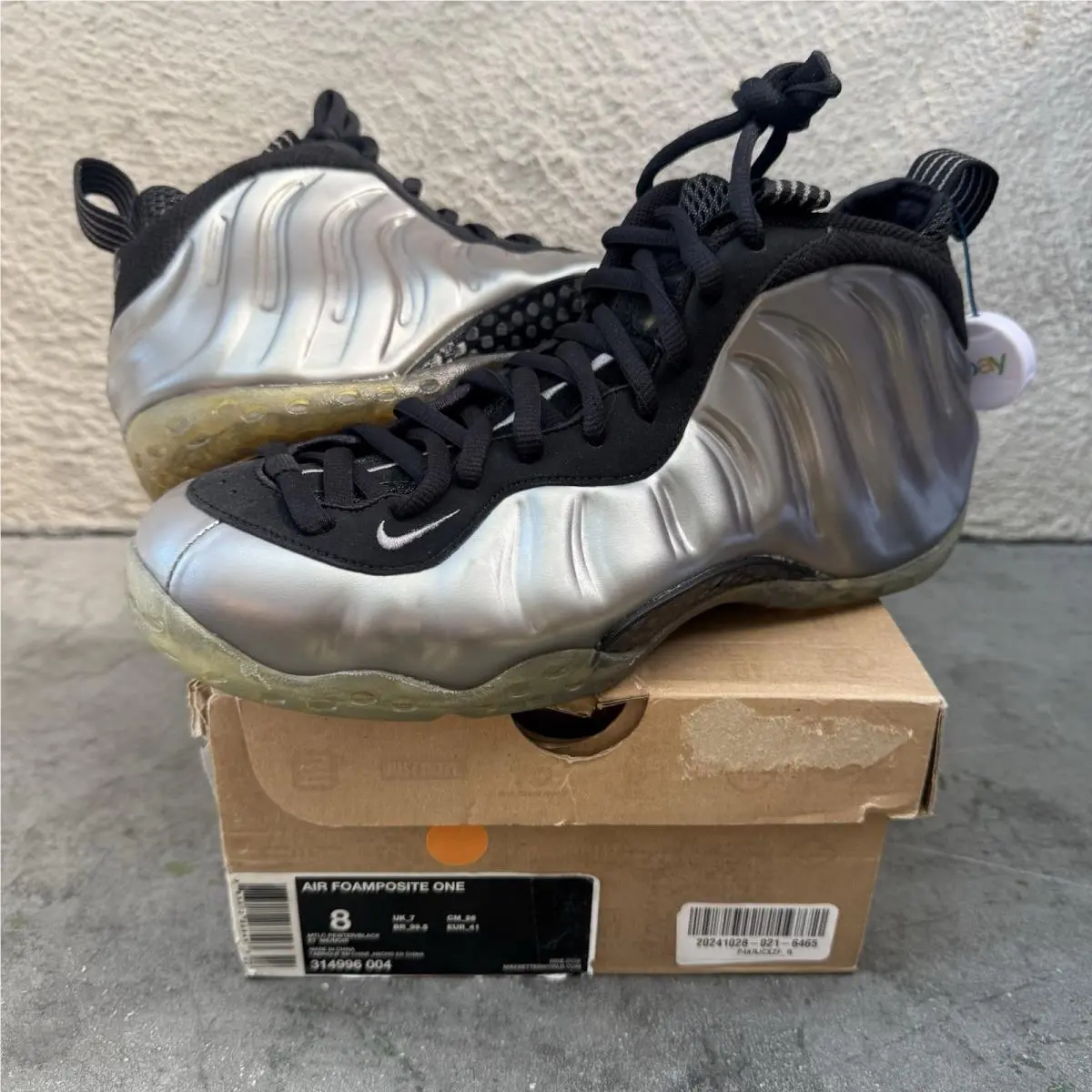 Nike shoes - Nike Air Foamposite - Air Foamposite - 314996-004 - Silver (UPC: 0883412268493) 0