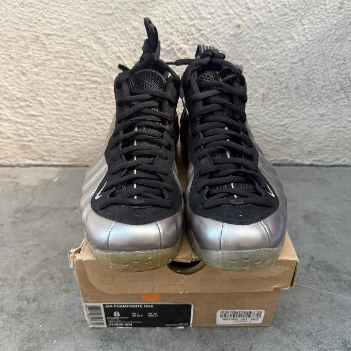 Nike shoes - Nike Air Foamposite - Air Foamposite - 314996-004 - Silver (UPC: 0883412268493) 1