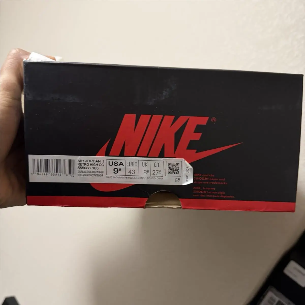 Nike shoes - Air Jordan 1 - Air - 555088105 - Brown 4