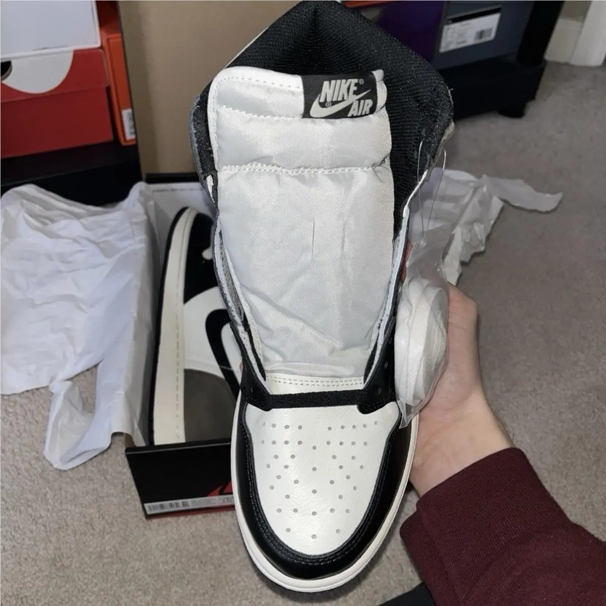 Nike shoes - Air Jordan 1 - Air - 555088105 - Brown 3
