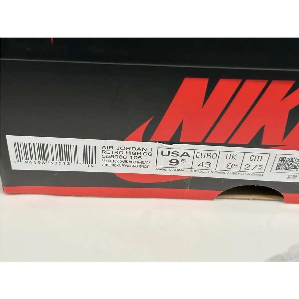 Nike shoes - Air Jordan 1 - Air - 555088-105 - Multicolor 7