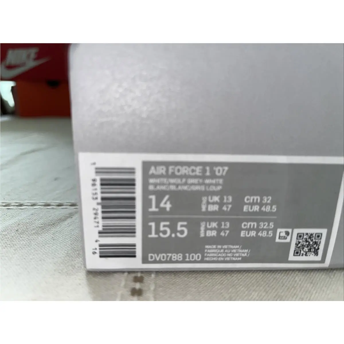 Nike shoes - Nike Air Force 1 - Air Force - DV0788-100 - White/Wolf Grey 13