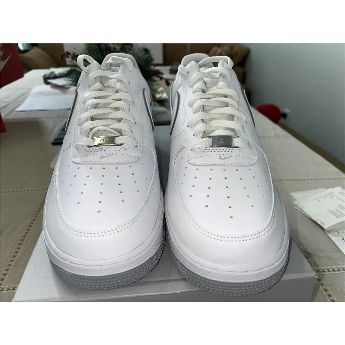 Nike shoes - Nike Air Force 1 - Air Force - DV0788-100 - White/Wolf Grey 4