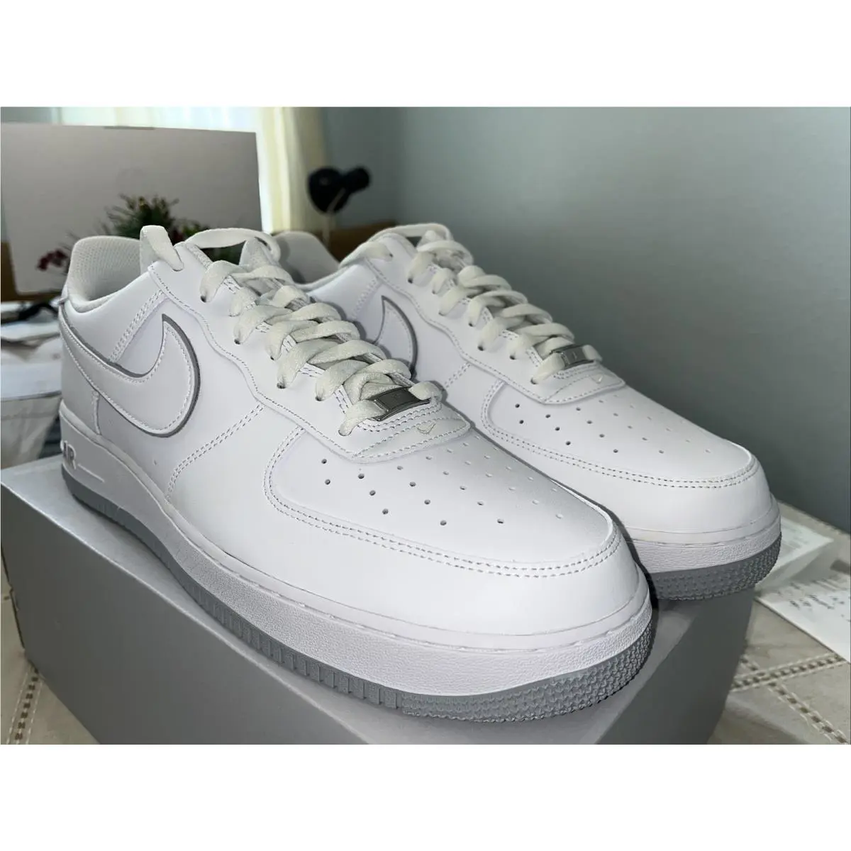 Nike shoes - Nike Air Force 1 - Air Force - DV0788-100 - White/Wolf Grey 5