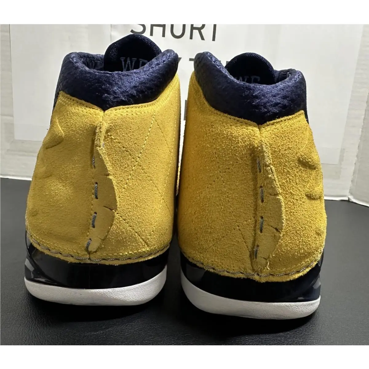 Nike shoes - Air Jordan Retro - Air Retro - FV1334-700 - Amarillo/White-College Navy (UPC: 197593923066) 2