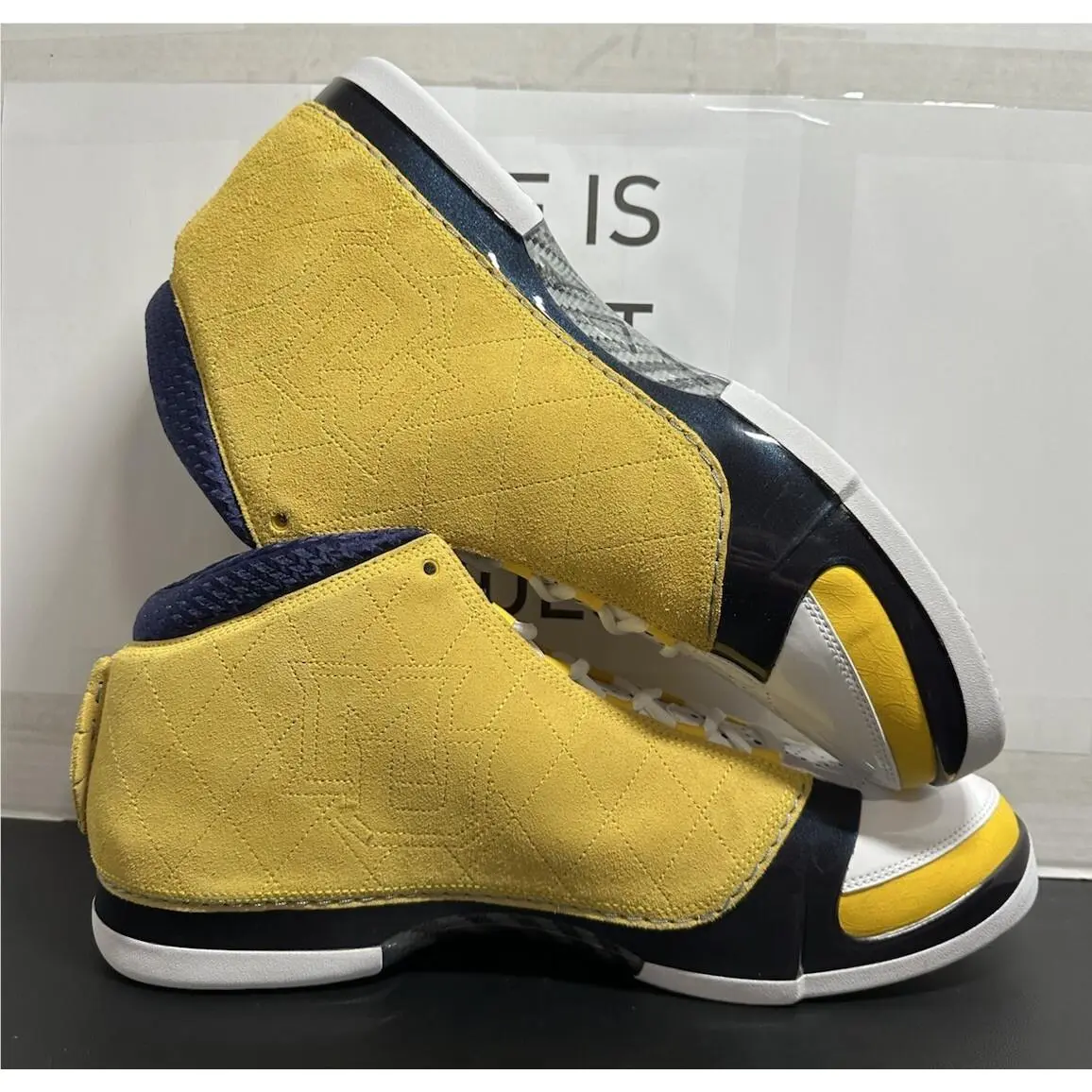 Nike shoes - Air Jordan Retro - Air Retro - FV1334-700 - Amarillo/White-College Navy (UPC: 197593923066) 4