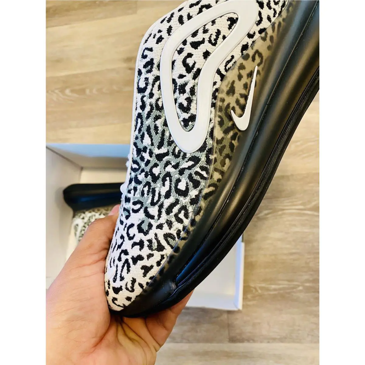 Nike shoes - Nike Air Max 720 ID - BQ7699-991 - White-Grey-Black 2