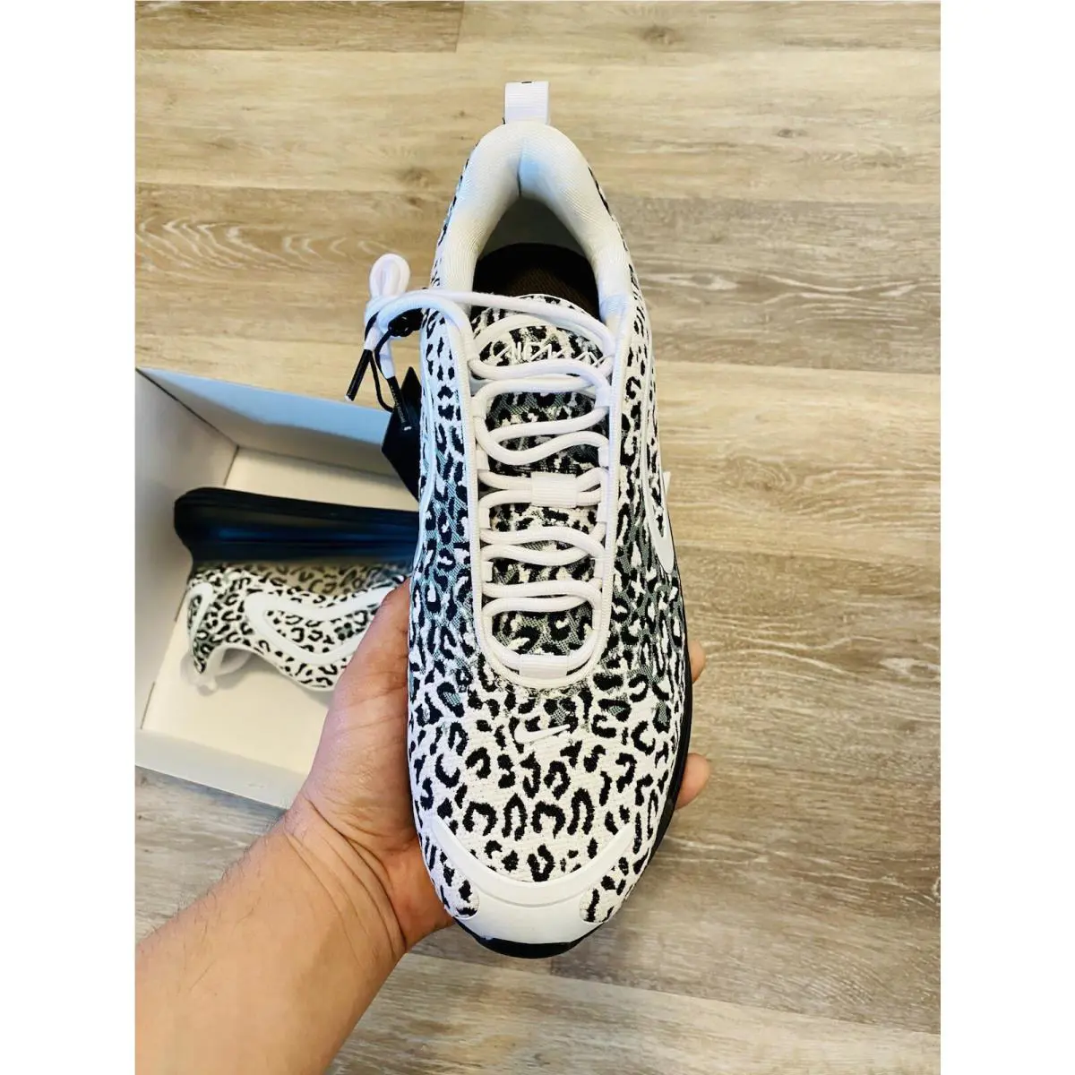 Nike shoes - Nike Air Max 720 ID - BQ7699-991 - White-Grey-Black 4
