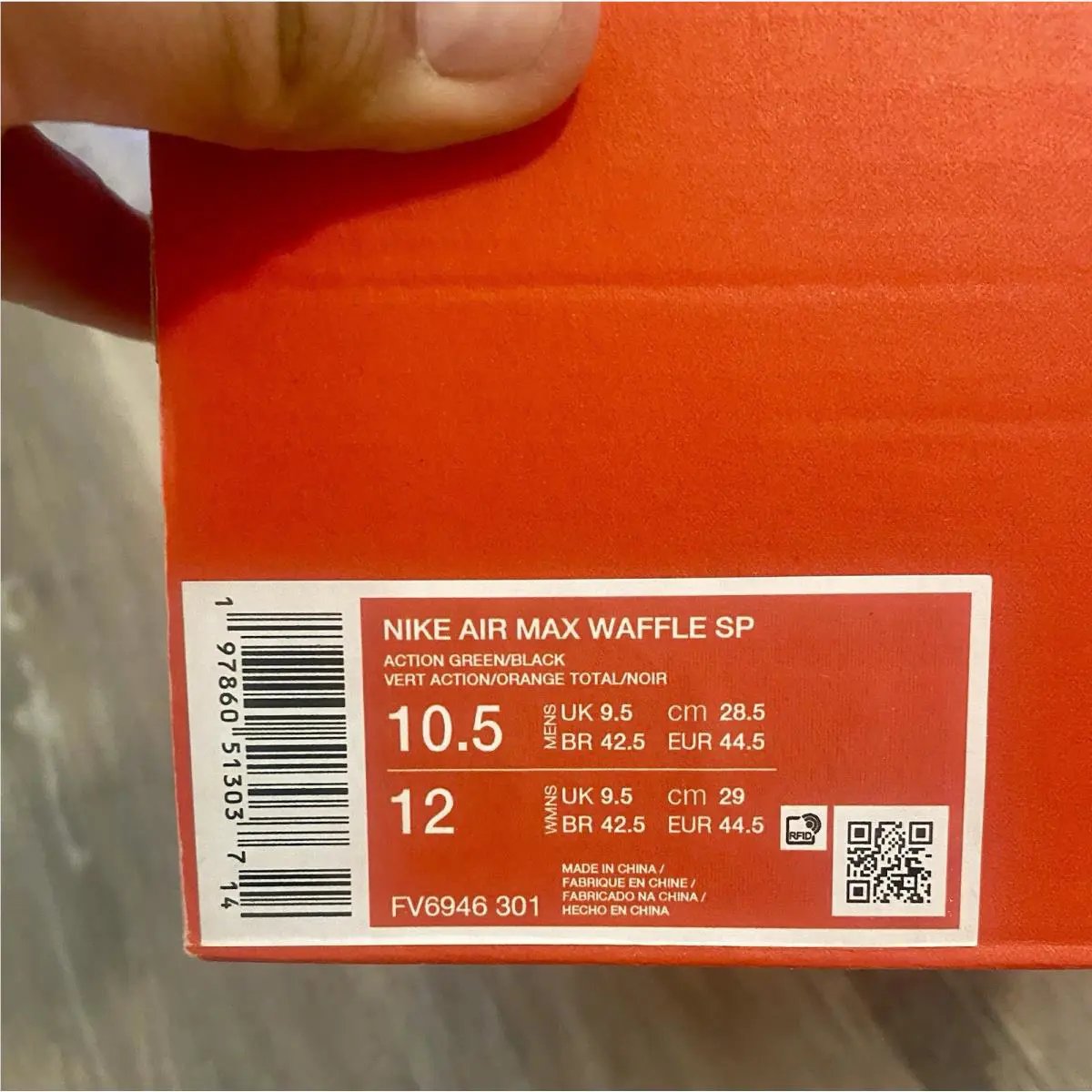 Nike shoes - Nike Air Max Waffle Racer SP - FV6946-301 - Green 10