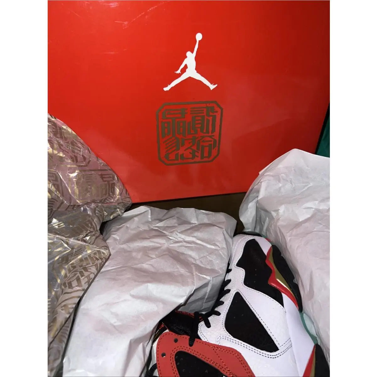 Nike shoes - Air Jordan 7 - Air - CW2805-160 - White, Manufacturer: Chile Red (UPC: 0194496274004) 0