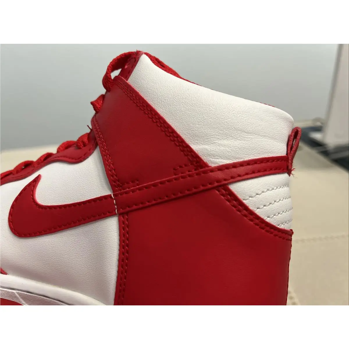 Nike shoes - Nike Dunk High (GS) - Dunk High - DB2179-106 - University Red/white 6
