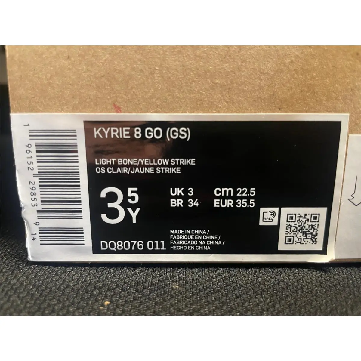 Nike shoes - Nike Kyrie 8 - Kyrie - DQ8076-011 - Yellow 5