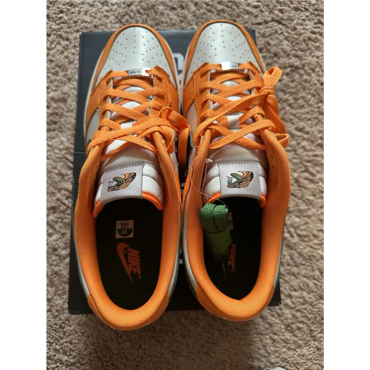Nike shoes - Nike Dunk Low - Dunk Low - DR6188-800 - Orange (UPC: 0196155627053) 2