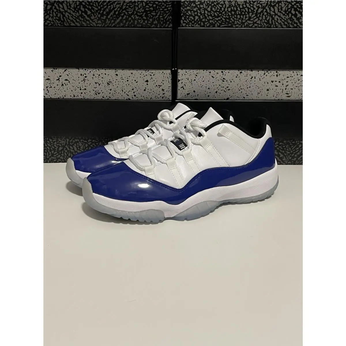 Nike shoes - Nike Air Jordan 11 Retro Low - AH7860-100 - White/Black-Concord 0