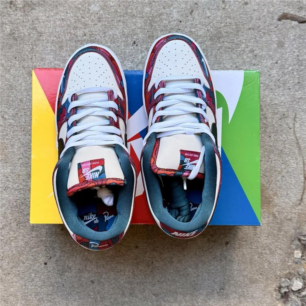Nike shoes - Nike Dunk Low - Dunk Low - DH7695-600 - Multicolor, Manufacturer: Fire Pink/Gym Red-Mocha-White-Royal Blue-Black 2