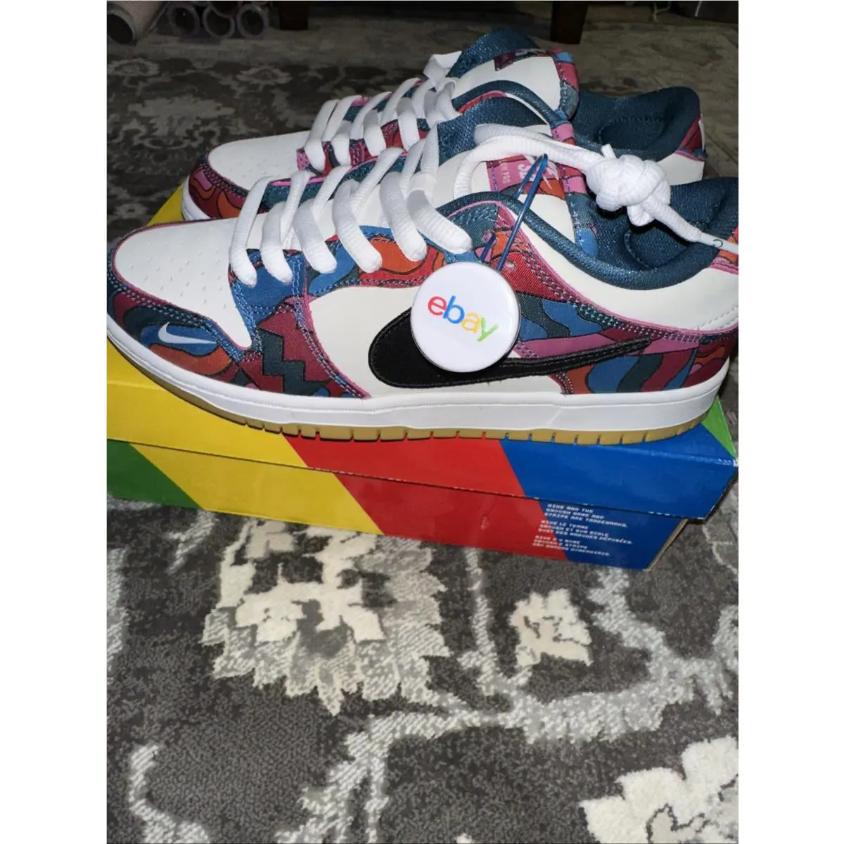 Nike shoes - Nike SB Dunk Low Pro Parra Abstract Art - DH7695-600 - Multicolor 5