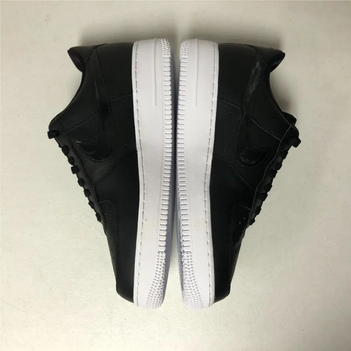 Nike shoes - Nike Air Force 1 `07 - CJ1646-001 - Black/Black-White (UPC: 193658315104) 2
