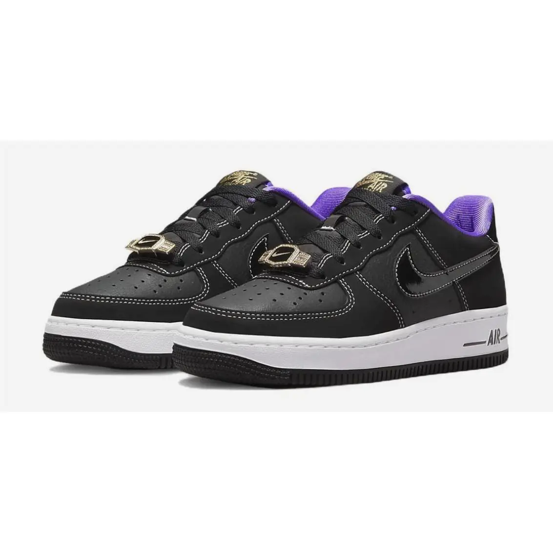 Nike shoes - Nike Air Force 1 LV8 GS - DQ0300-001 - Black 1