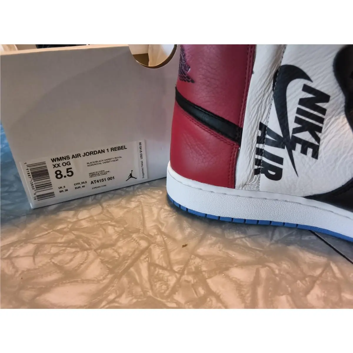 Nike shoes - Air Jordan 1 - Air - AT4151-001 - White (UPC: 0191887138006) 2