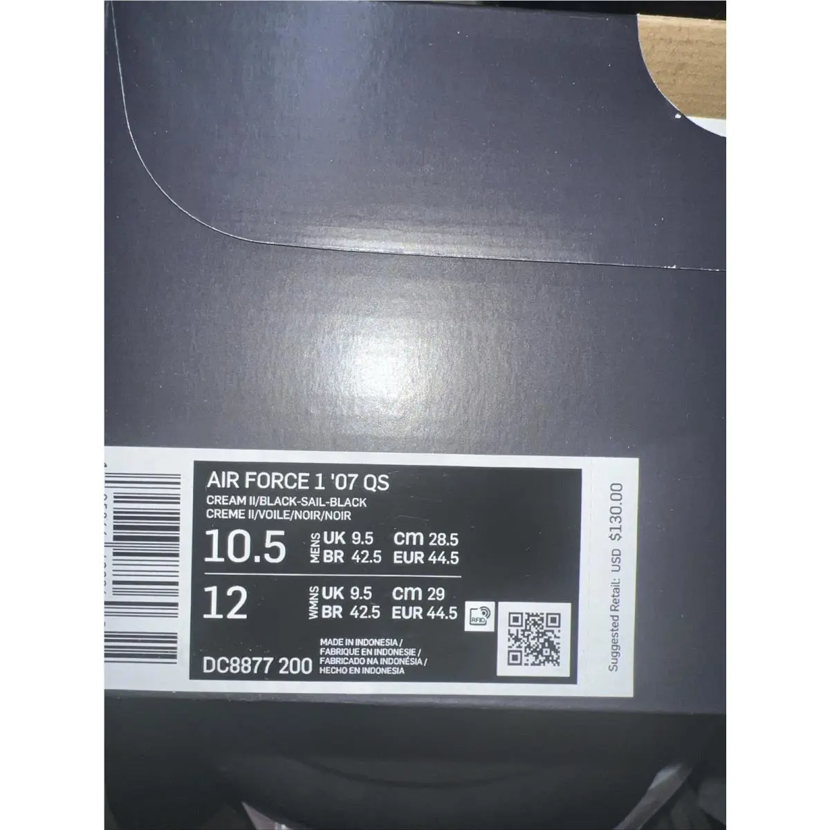 Nike shoes - Nike Air Force 1 `07 - DC8877-200 - Beige 0